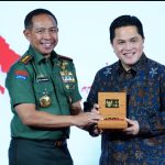Pererat Kerjasama TNI dan Kementerian BUMN Tandatangani Nota Kesepahaman