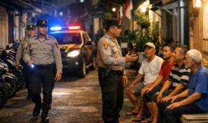 Cooling System dan Patroli Wilayah, Polisi Ajak Warga RW 01 Johar Baru Jaga Kamtibmas