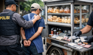 Polisi Bongkar Penyamaran Pria di Bogor yang Jual Obat Keras dengan Kedok Jual Roti Keliling