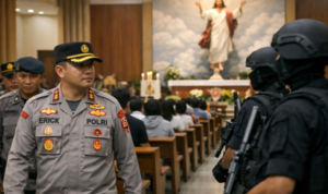 Kapolres Metro Jakarta Utara Tinjau Pengamanan Ibadah Kenaikan Isa Almasih di Gereja St. Yohanes Bosco