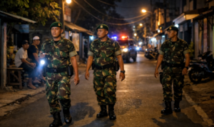 Patroli Malam Koramil 02/Pondok Gede Tingkatkan Rasa Aman dan Nyaman Warga Featured Image Patroli Malam Koramil 02/Pondok Gede Tingkatkan Rasa Aman dan Nyaman Warga