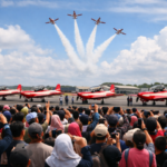 Open Base Jupiter Aerobatic Team di Lanud Sjamsudin Noor, Disambut Meriah Ribuan Warga Banua Padati Apron