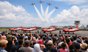 Open Base Jupiter Aerobatic Team di Lanud Sjamsudin Noor, Disambut Meriah Ribuan Warga Banua Padati Apron