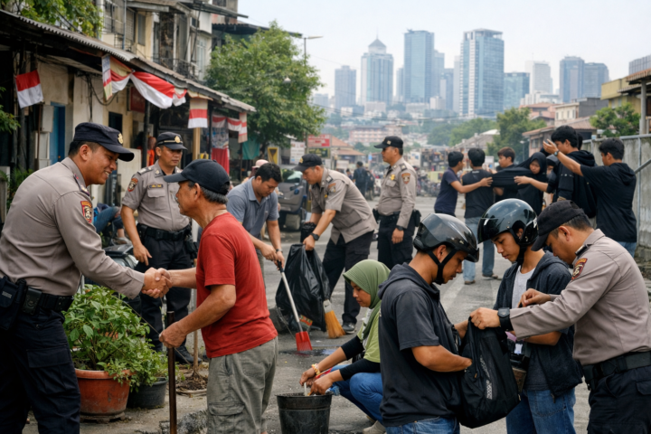 Jaga Jakarta Dimulai dari Lingkungan, Polsek Johar Baru Gandeng Warga Cegah Tawuran dan Kejahatan Jalanan