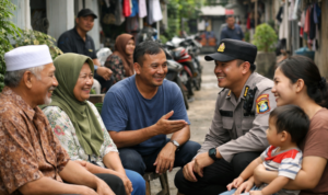 Sambang Warga RW 07 Galur, Bhabinkamtibmas Perkuat Komunikasi dan Harkamtibmas Lingkungan