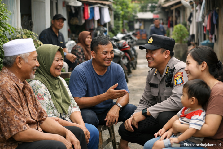 Sambang Warga RW 07 Galur, Bhabinkamtibmas Perkuat Komunikasi dan Harkamtibmas Lingkungan