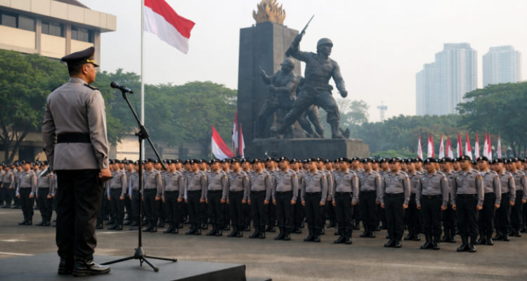 233 Personel Polres Metro Jakarta Utara Ikuti Upacara Hari Juang Polri Featured Image 233 Personel Polres Metro Jakarta Utara Ikuti Upacara Hari Juang Polri