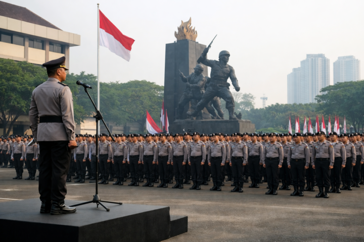 233 Personel Polres Metro Jakarta Utara Ikuti Upacara Hari Juang Polri Featured Image 233 Personel Polres Metro Jakarta Utara Ikuti Upacara Hari Juang Polri