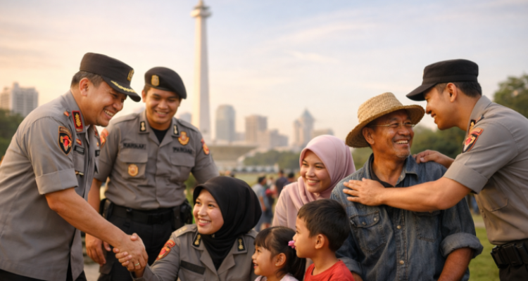 Polri Perkenalkan Tagline Baru “Polisi Bersama Masyarakat”, Tegaskan Arah Pengabdian yang Berorientasi pada Rakyat Featured Image Polri Perkenalkan Tagline Baru “Polisi Bersama Masyarakat”, Tegaskan Arah Pengabdian yang Berorientasi pada Rakyat